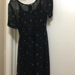 Made in India fully lined dress.